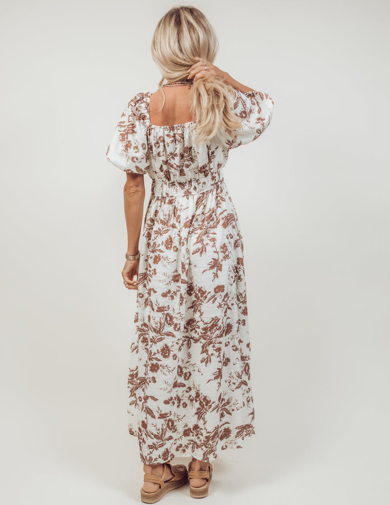 Mariah Floral Midi Dress