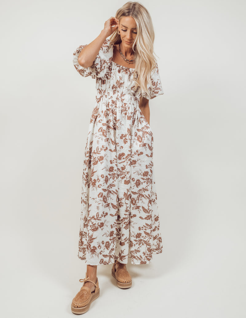 Mariah Floral Midi Dress