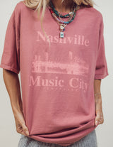 Nashville Music City Graphic Tee