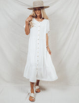 Cris Button Up Dress