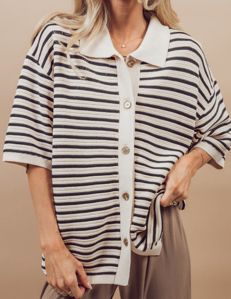 Cambryn Striped Button Down