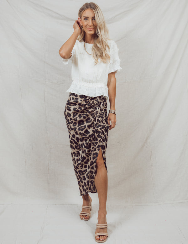 Cami Leopard Skirt