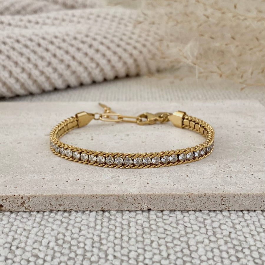 Sparked in Love Tennis Bracelet