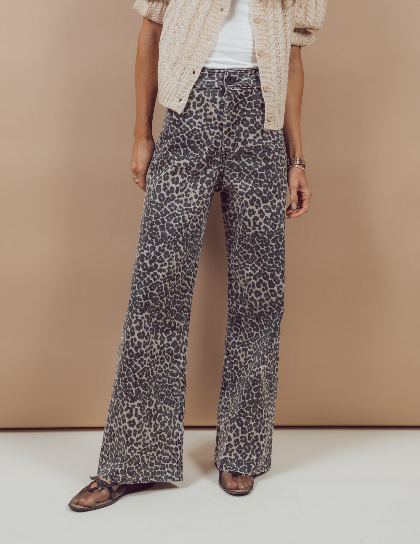 Mia Leopard Printed Pants