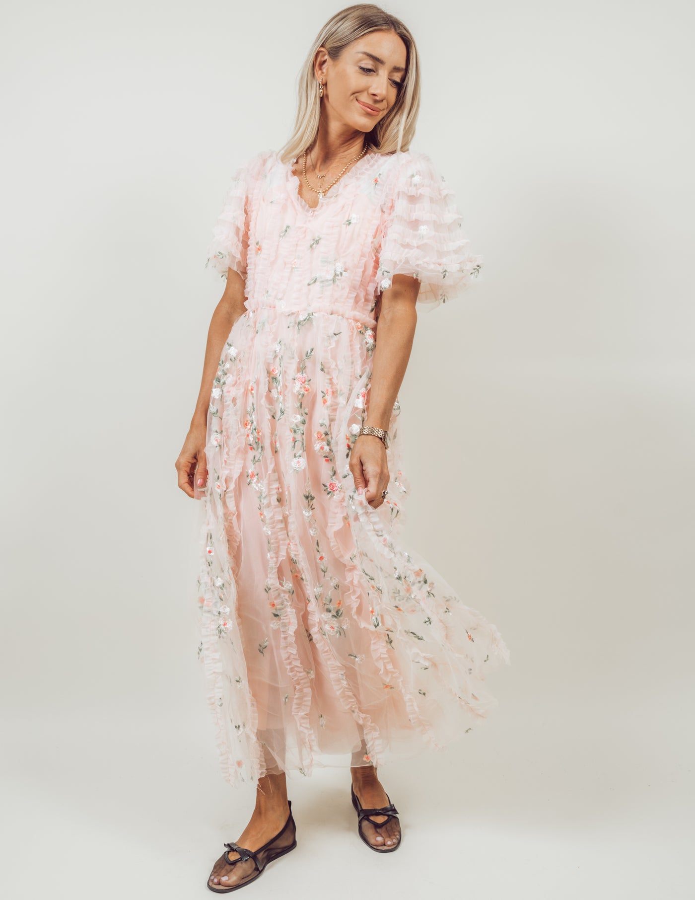 Luke Garden Embroidered Dress