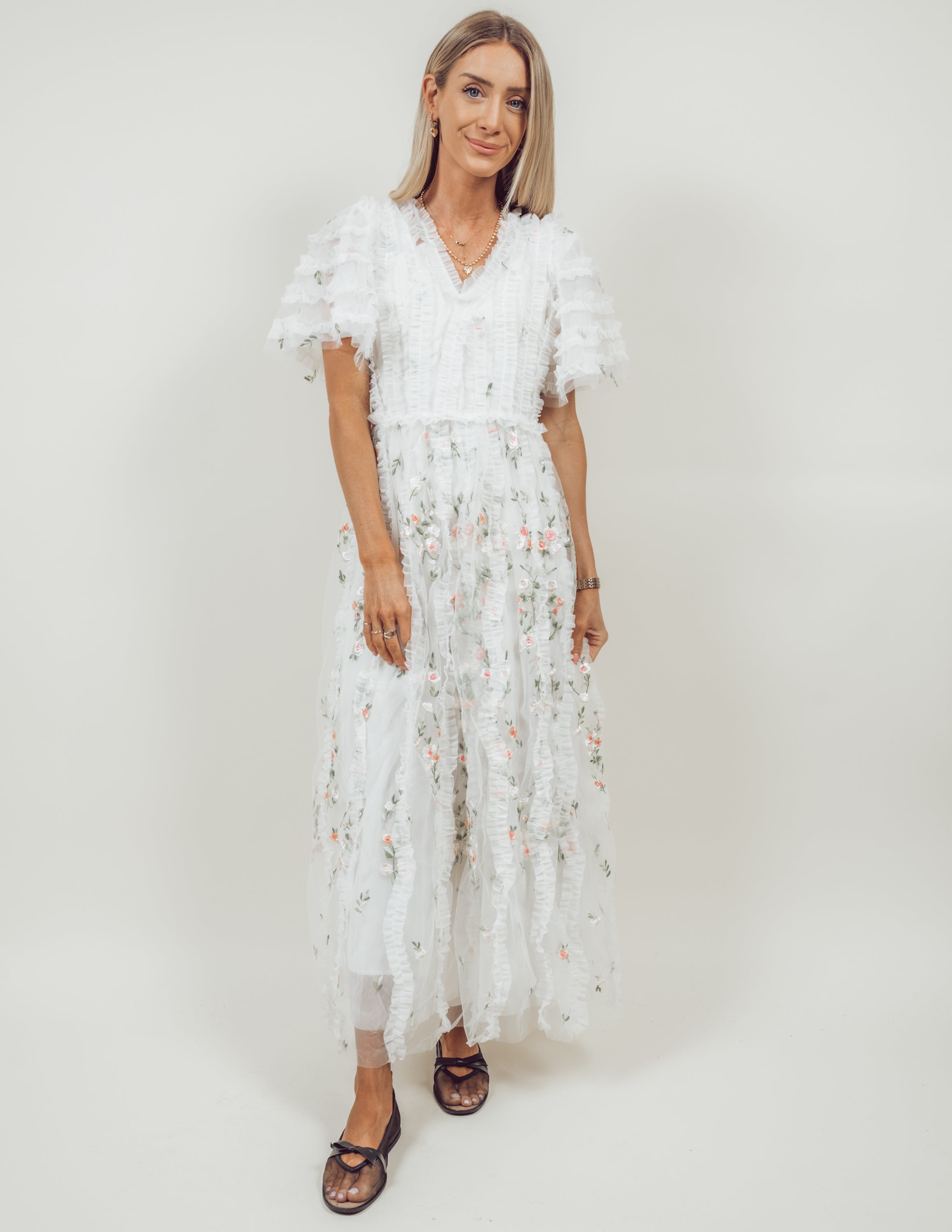 Luke Garden Embroidered Dress