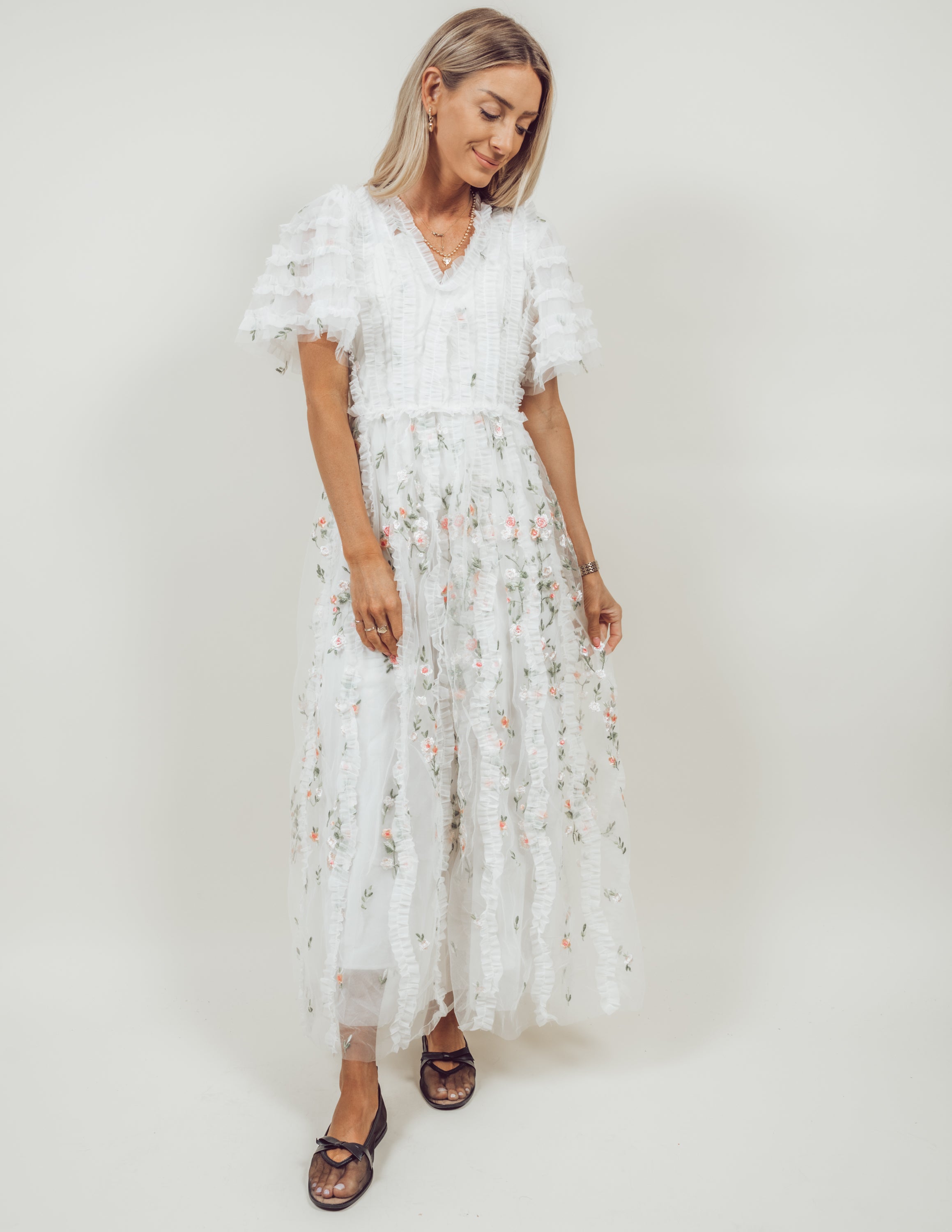 Luke Garden Embroidered Dress