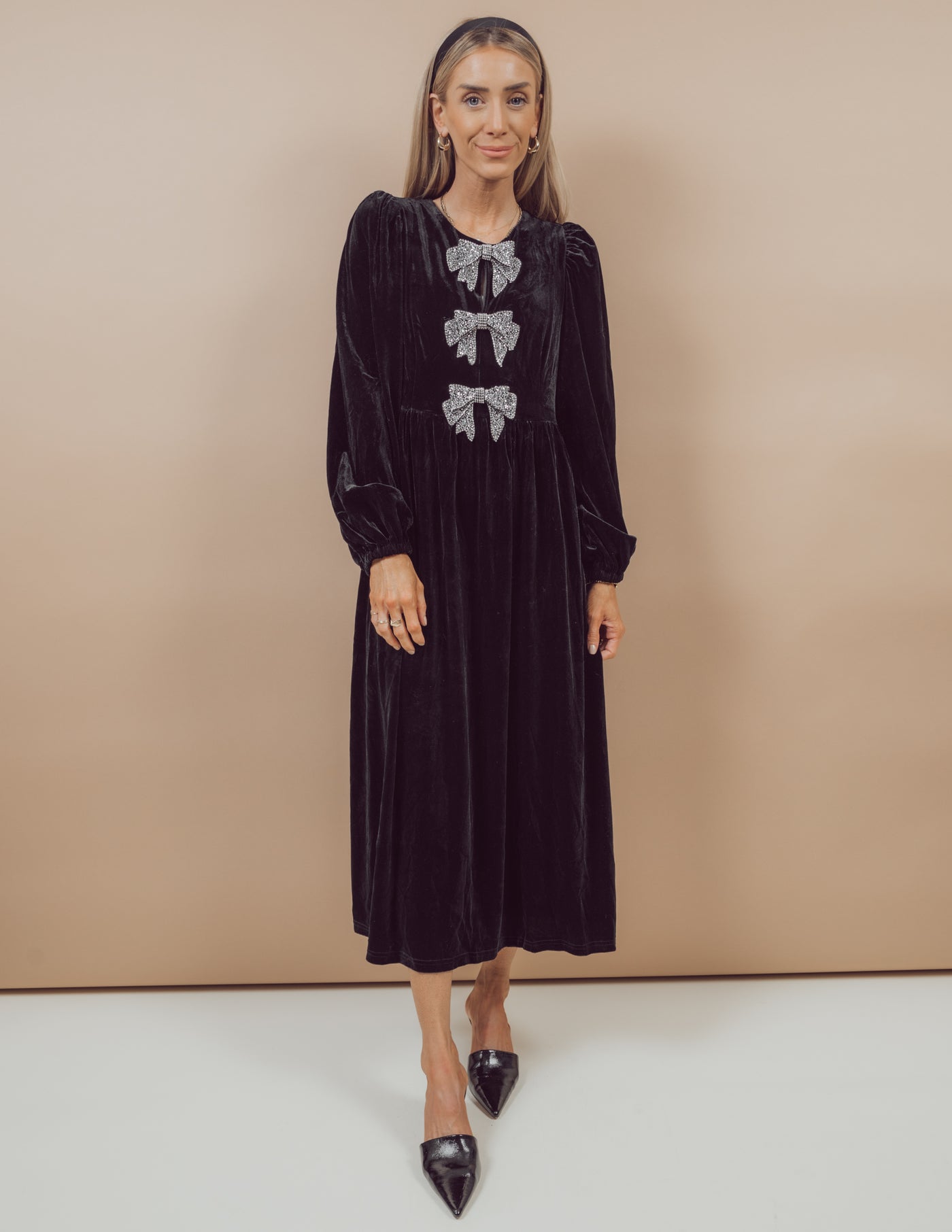 Jena Velvet Midi Dress