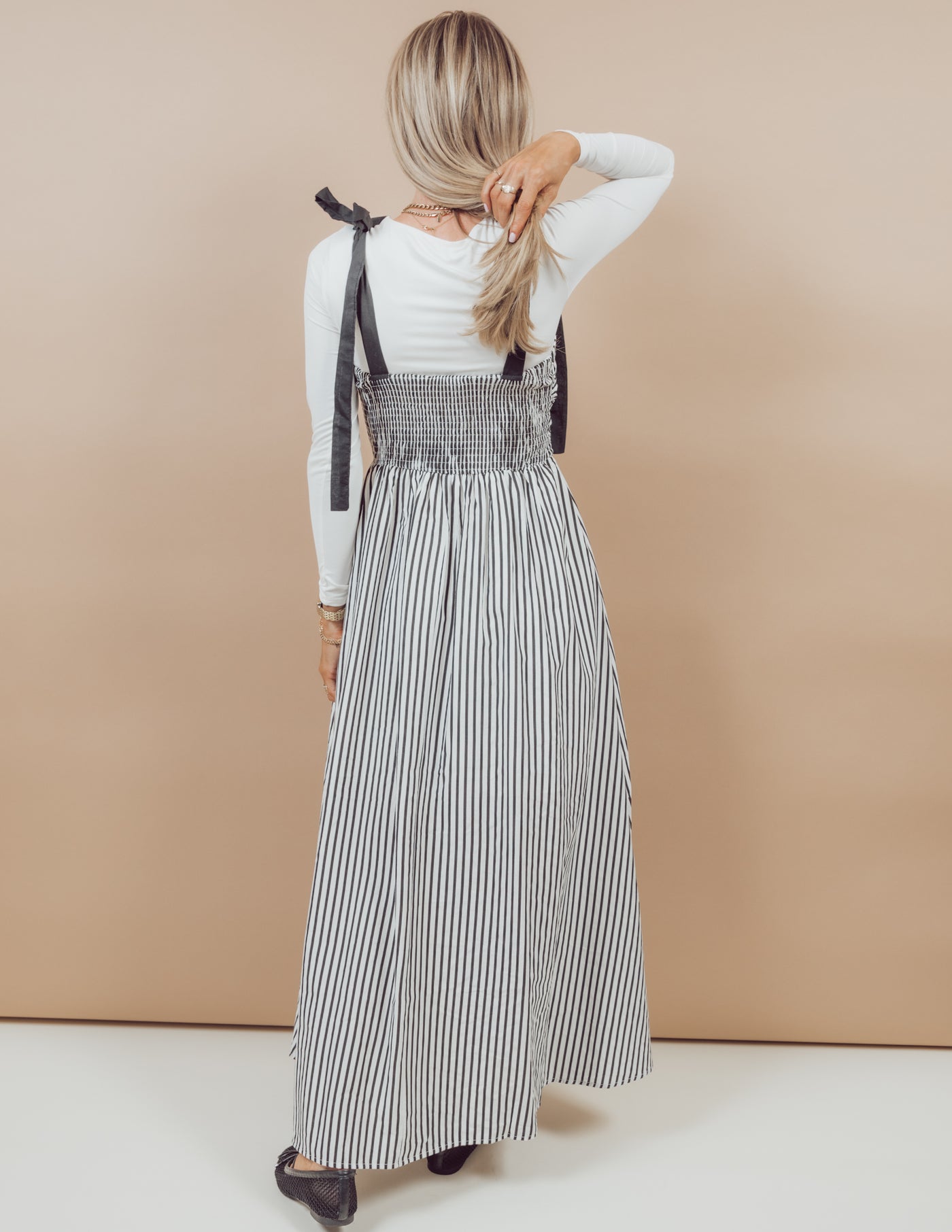 Kristel Striped Dress