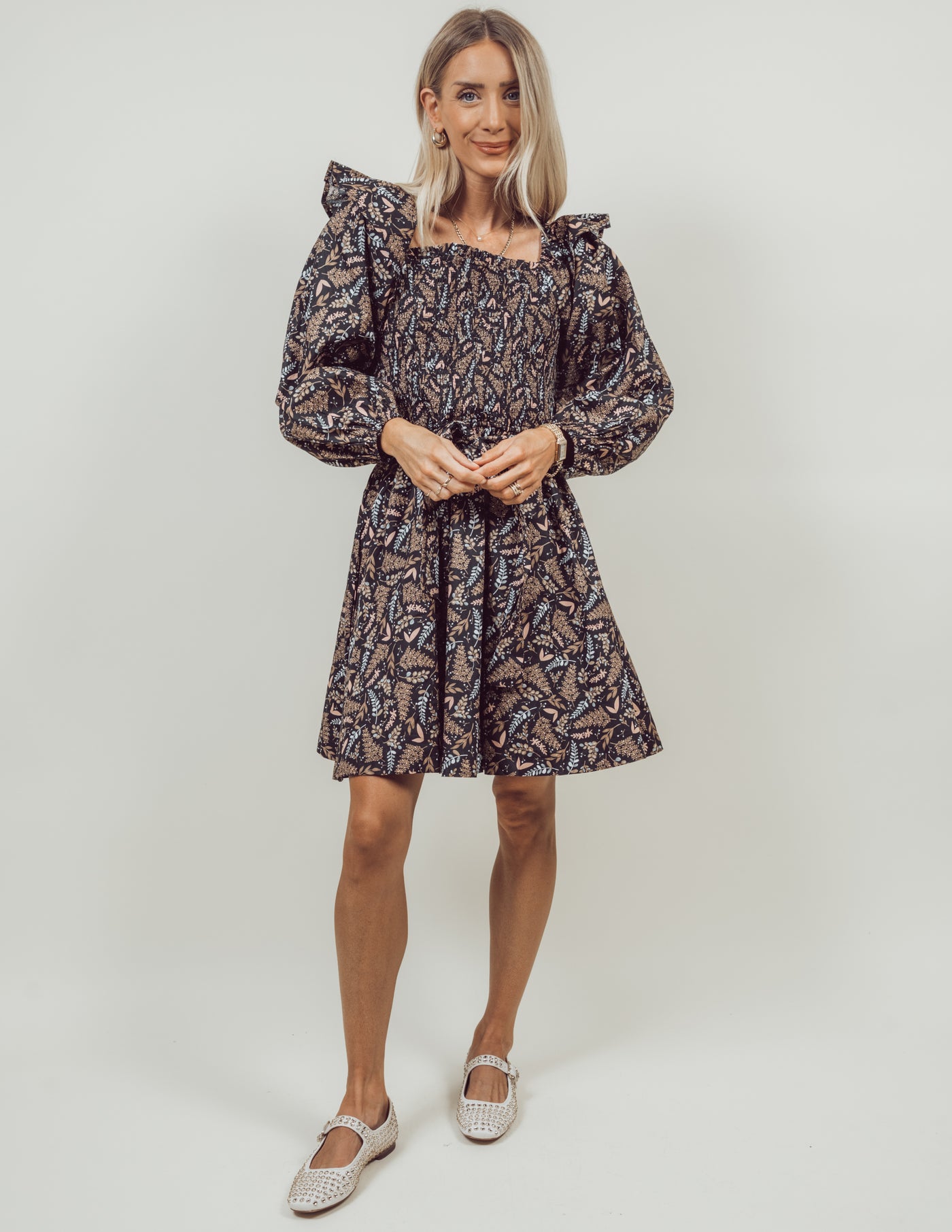 Olivia Printed Dress