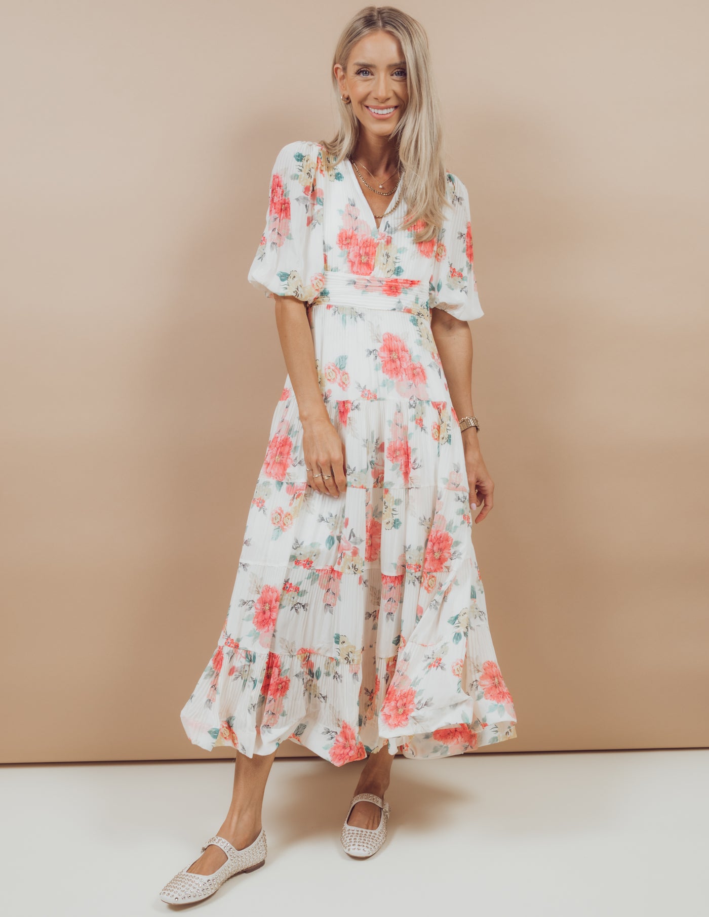 Floral Fantasy Midi Dress