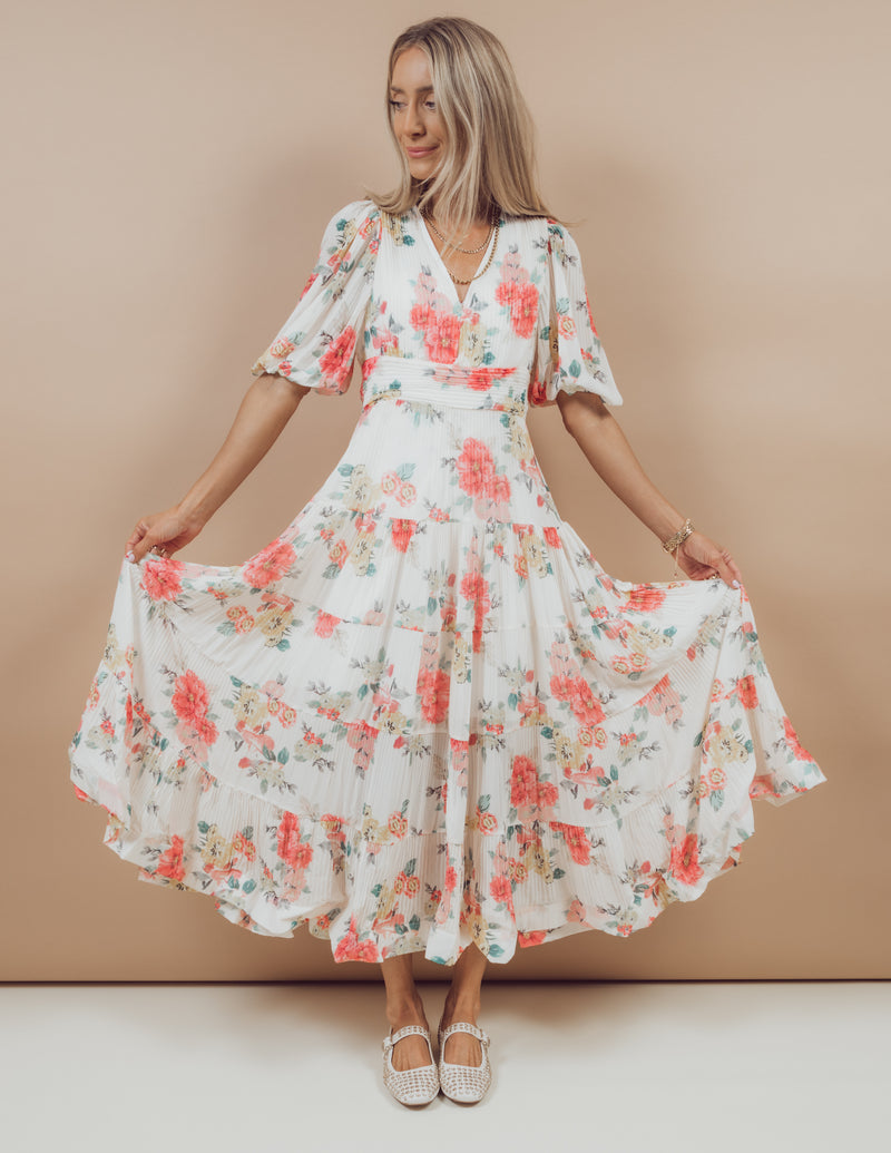 Floral Fantasy Midi Dress