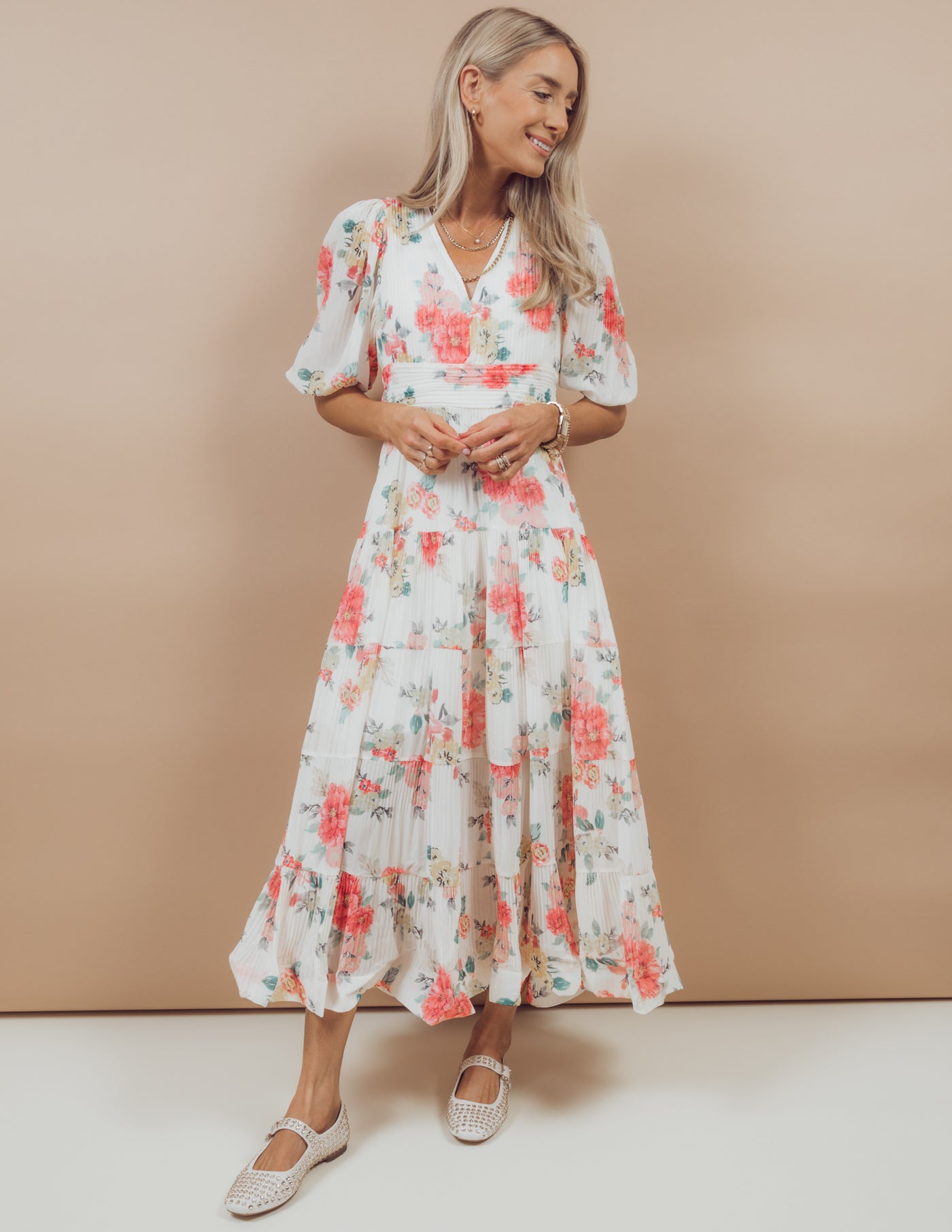 Floral Fantasy Midi Dress