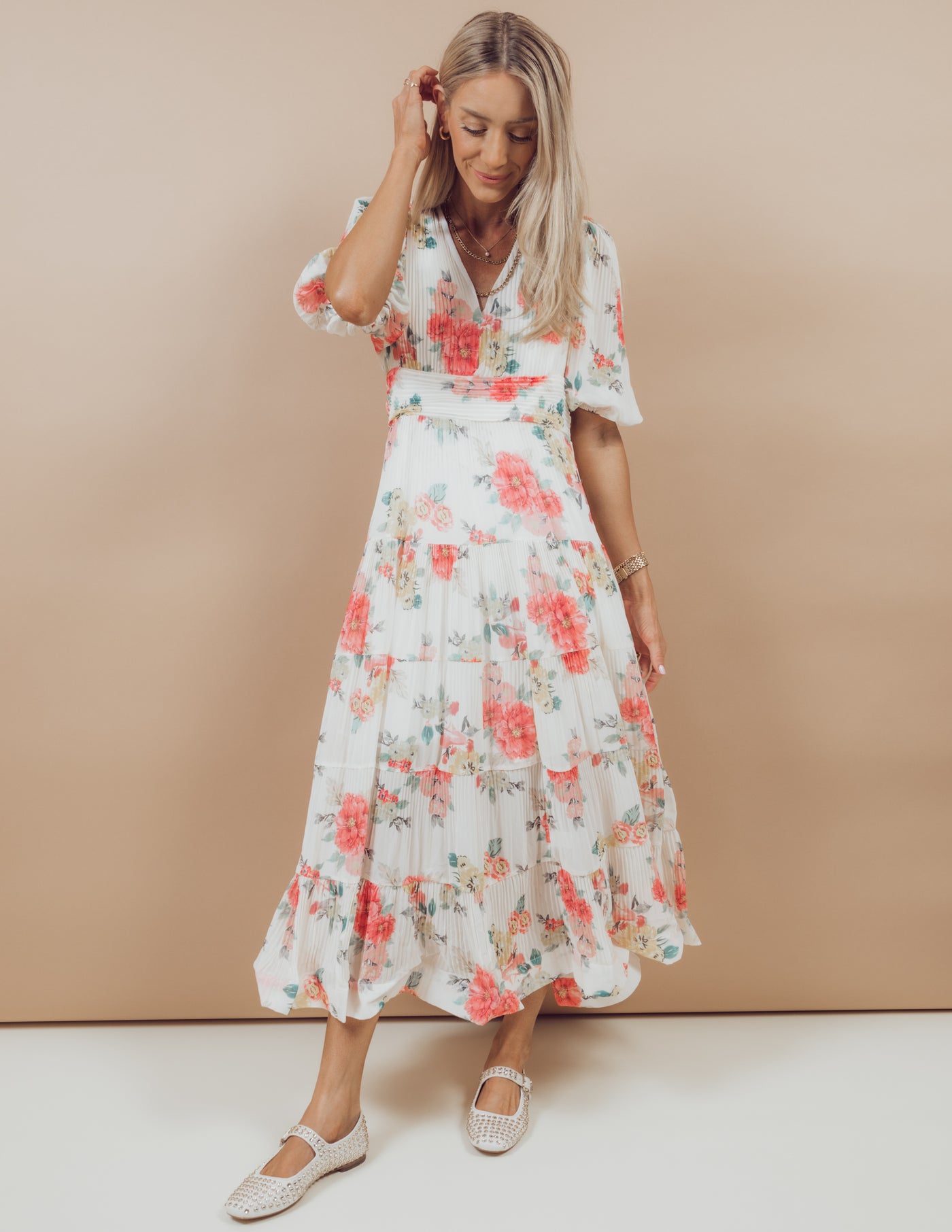 Floral Fantasy Midi Dress