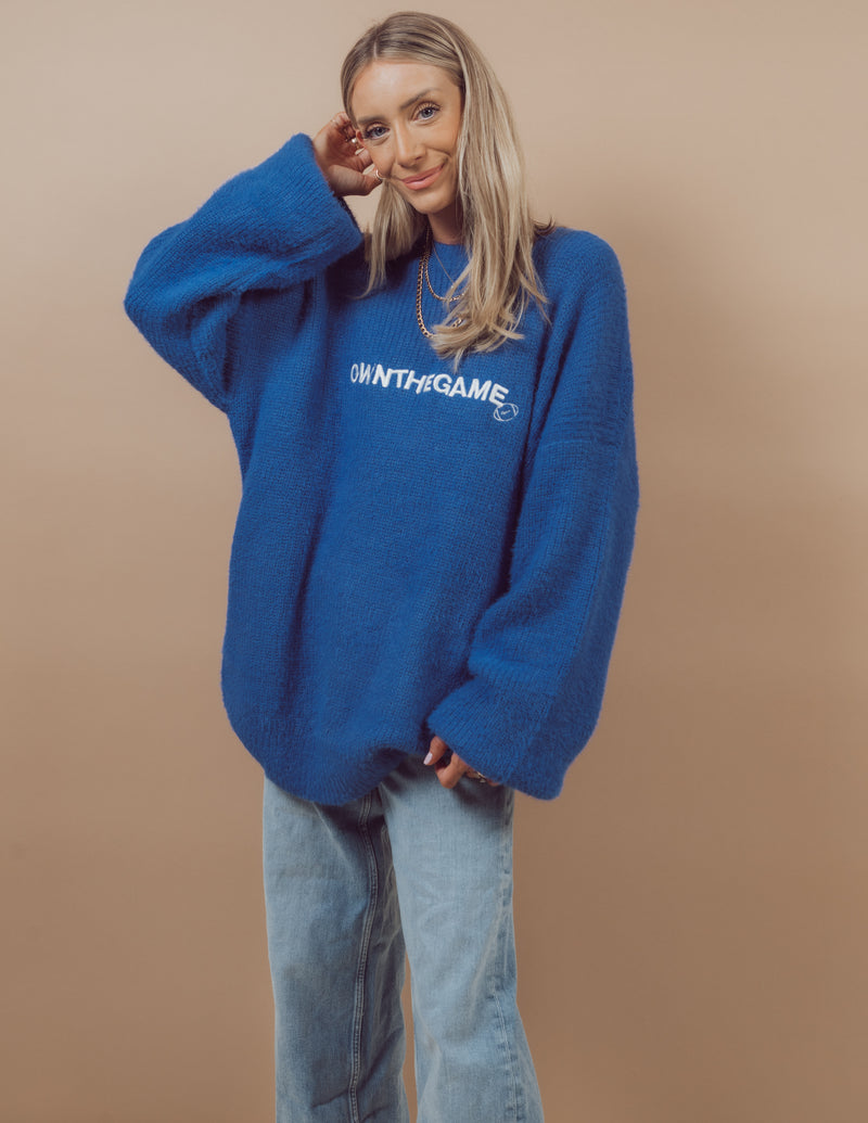 "Own the Game" Oversized Sweater