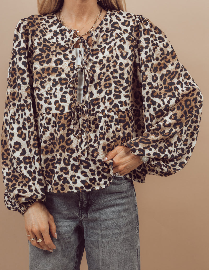 Tay Leopard Top