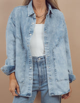 Lester Denim Button Down