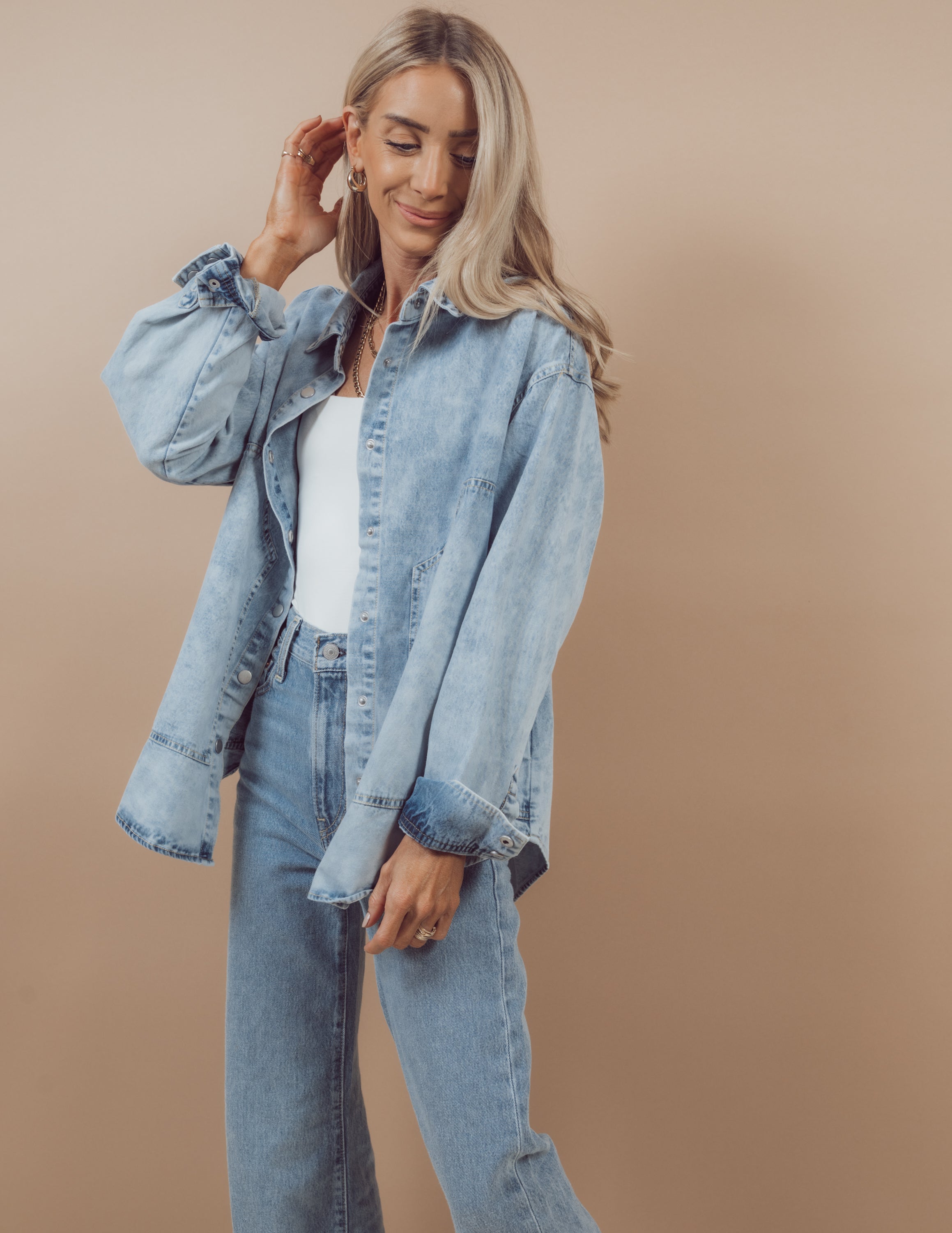 Lester Denim Button Down