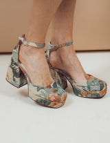 Floral Mary Janes