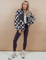 Felix Checkered Fleece Jacket