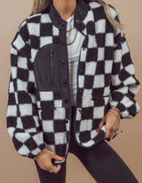 Felix Checkered Fleece Jacket