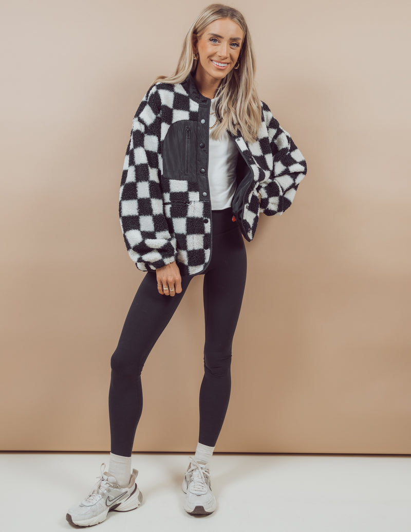 Felix Checkered Fleece Jacket