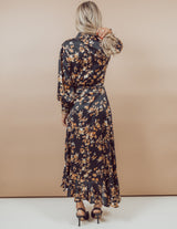 Trinity Floral Wrap Dress