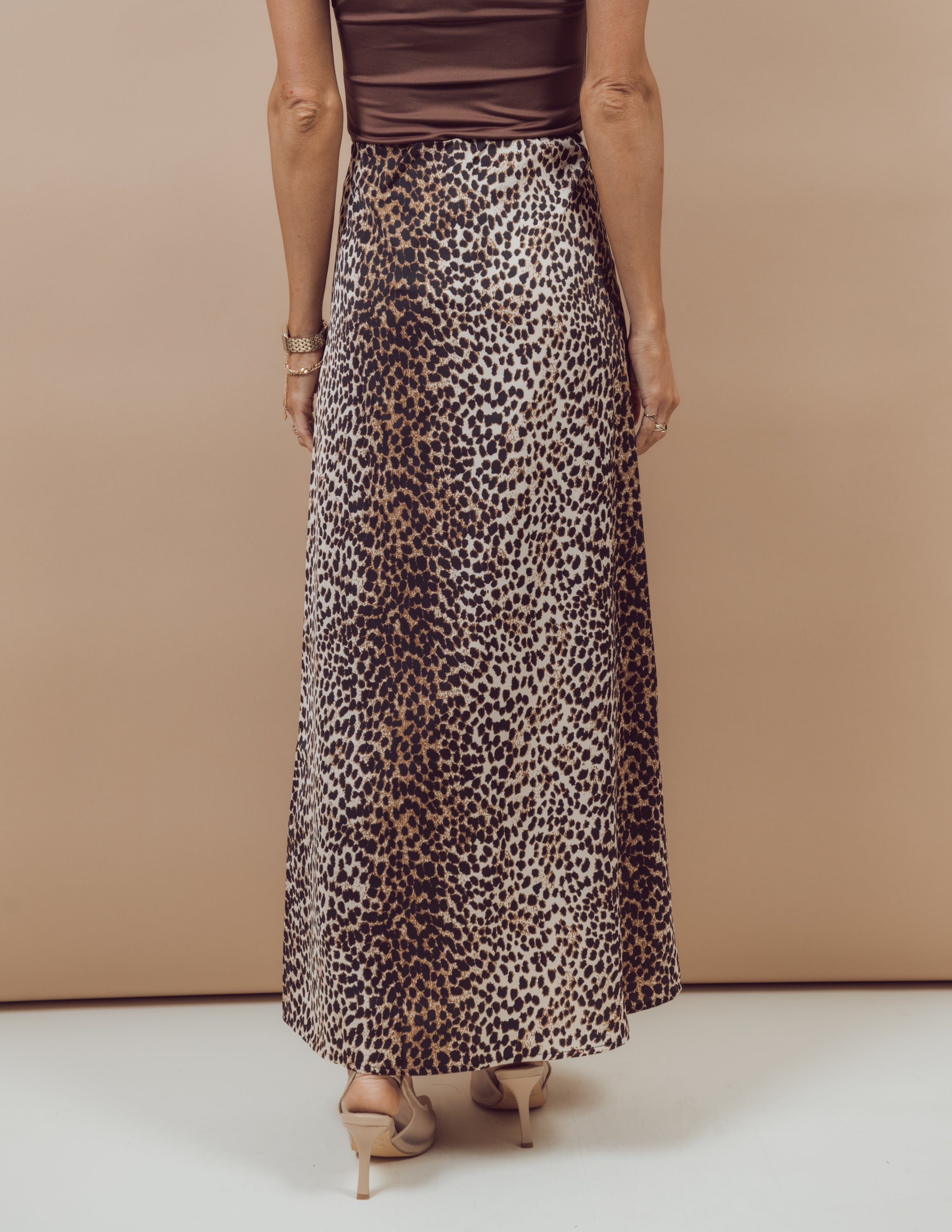 Irina Leopard Skirt