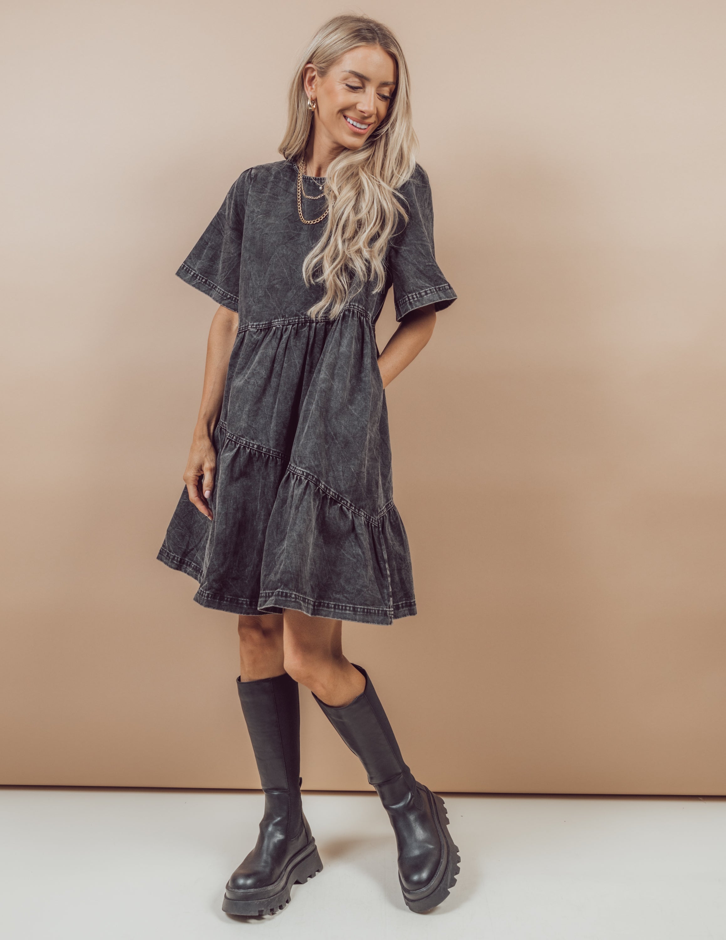 Peggy Denim Dress