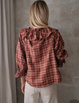 Karina Plaid Top