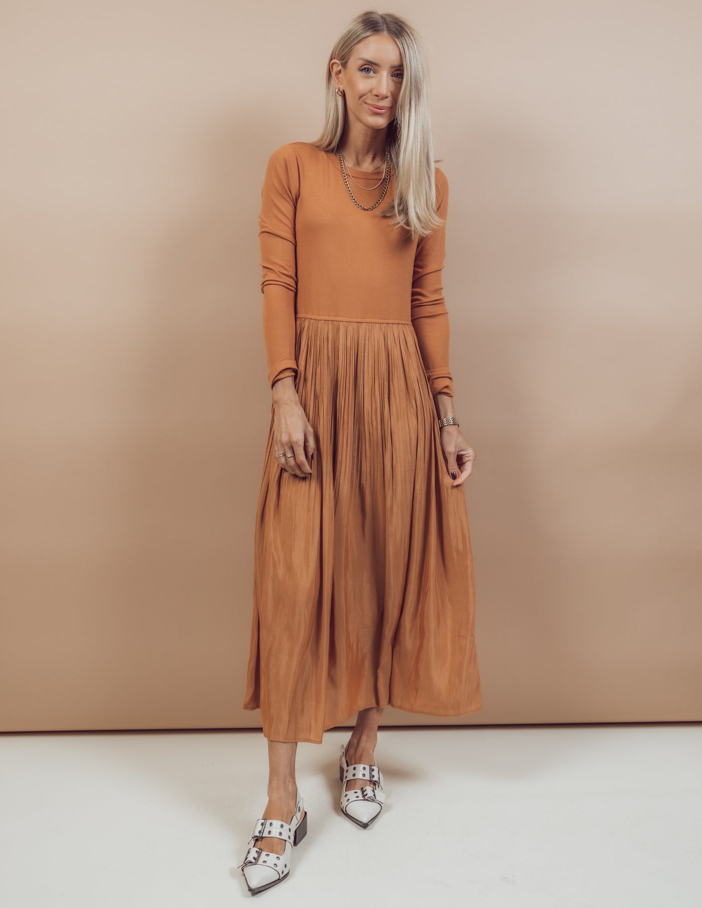 Josie Pleated Dress