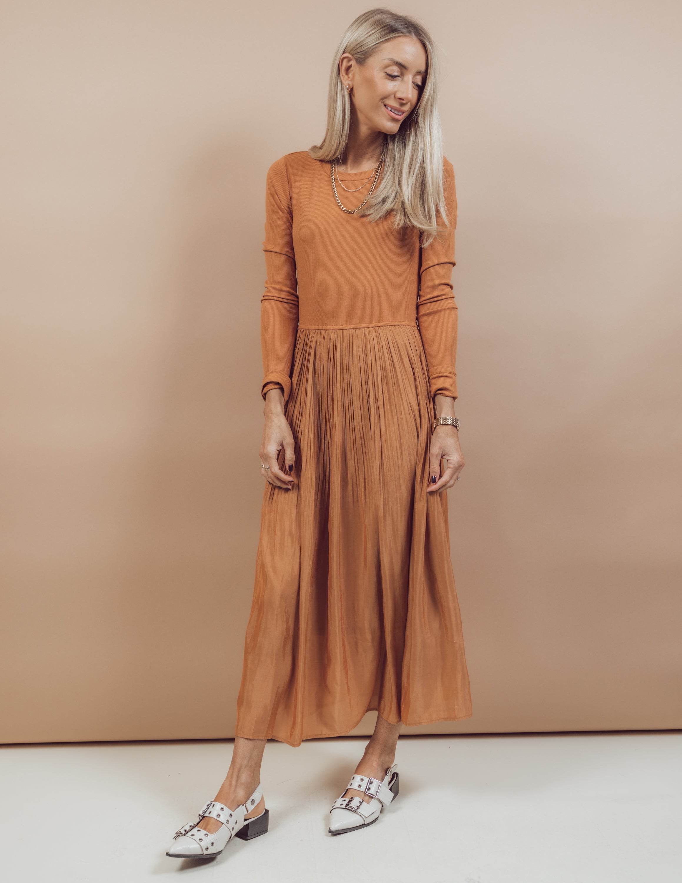 Josie Pleated Dress