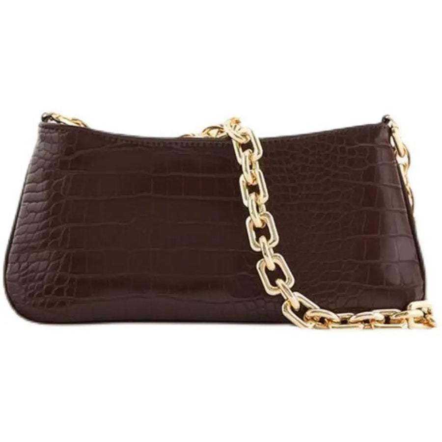 Crocodile Pattern Underarm Shoulder Bag