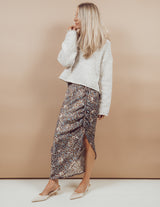 Blake Leopard Printed Skirt