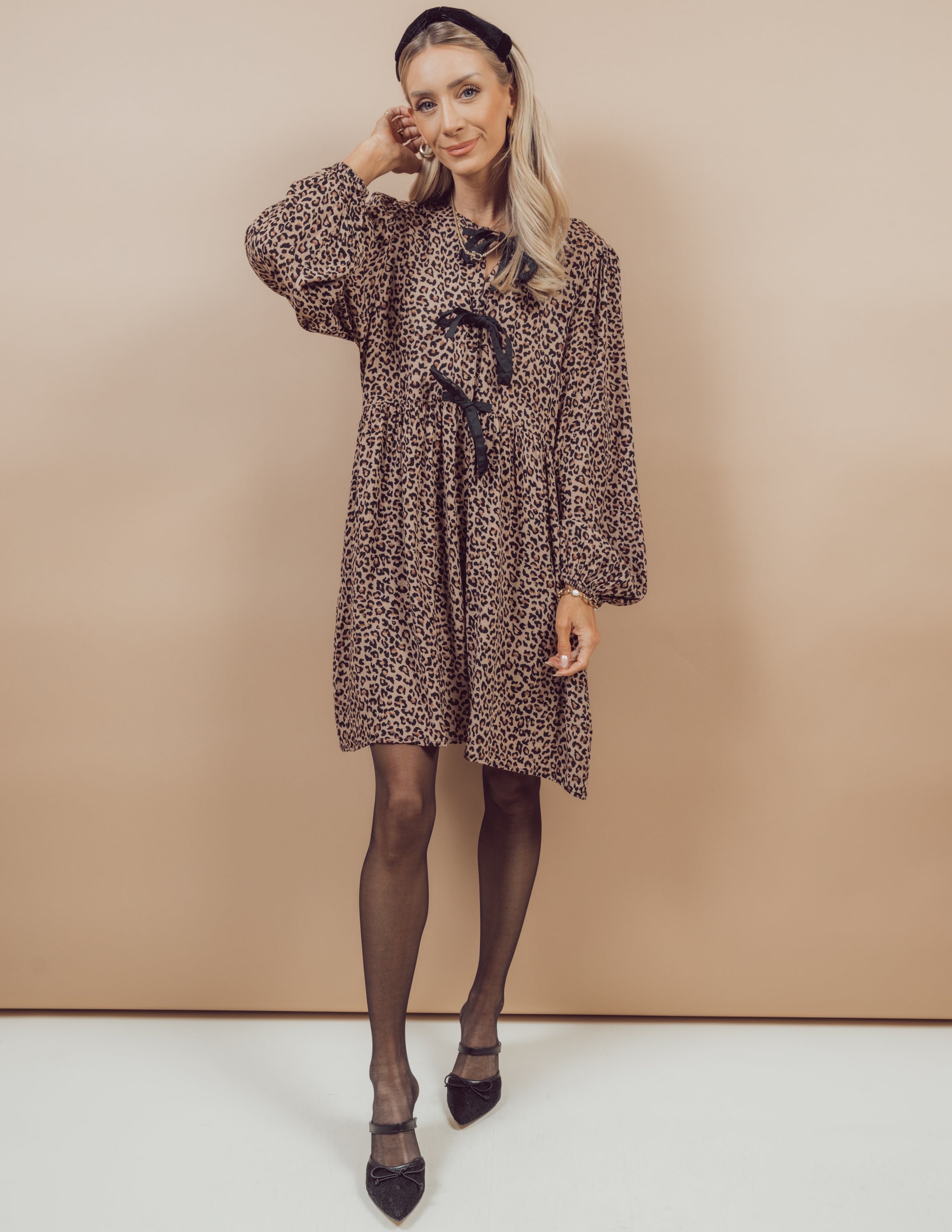 Andi Leopard Printed Dress