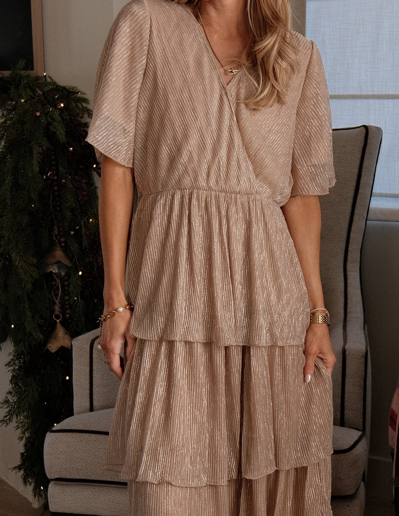 Eve Pleated Dress