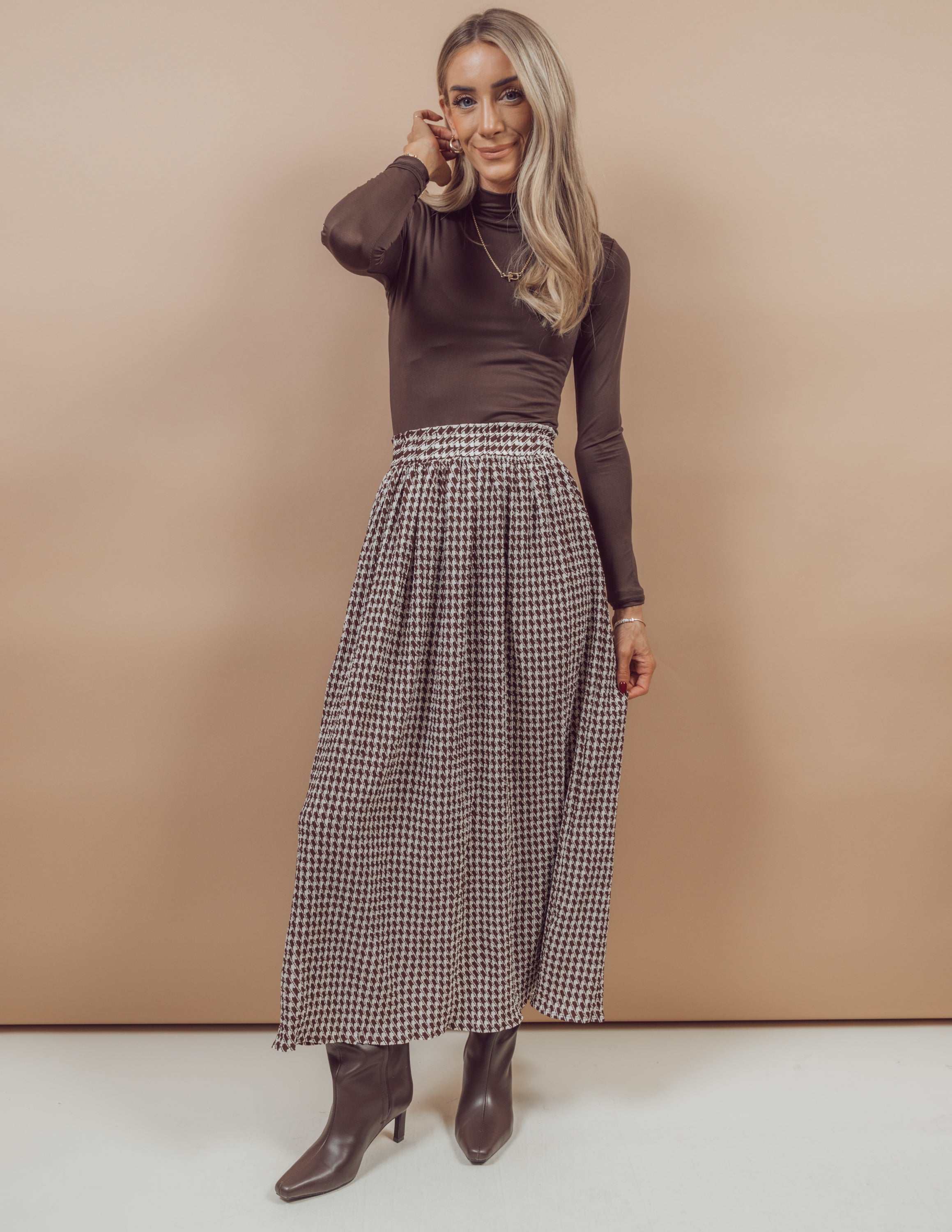 Pamela Castle Check Skirt