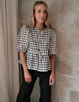 Sharna Gingham Top *COMING SOON*