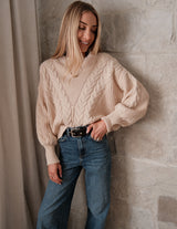 Ava Cable Knit Sweater