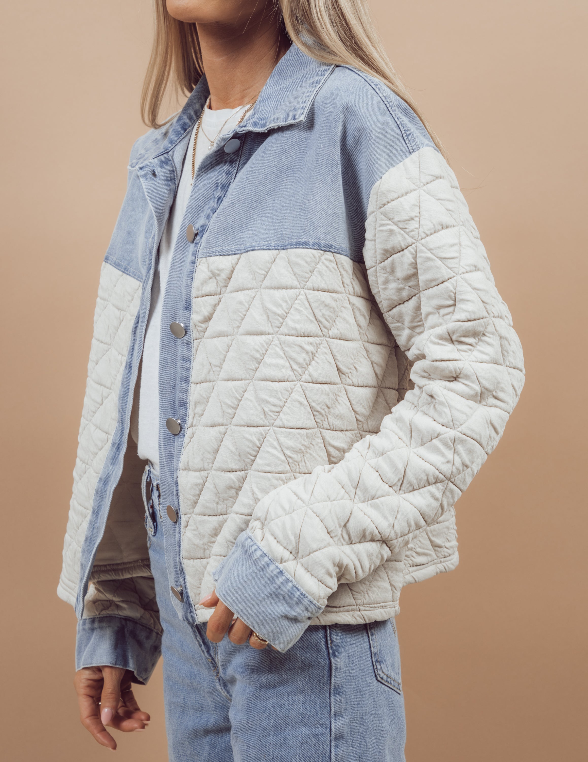 Lauren Quilted Denim Jacket