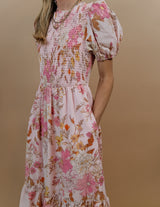 Solanda Floral Midi Dress