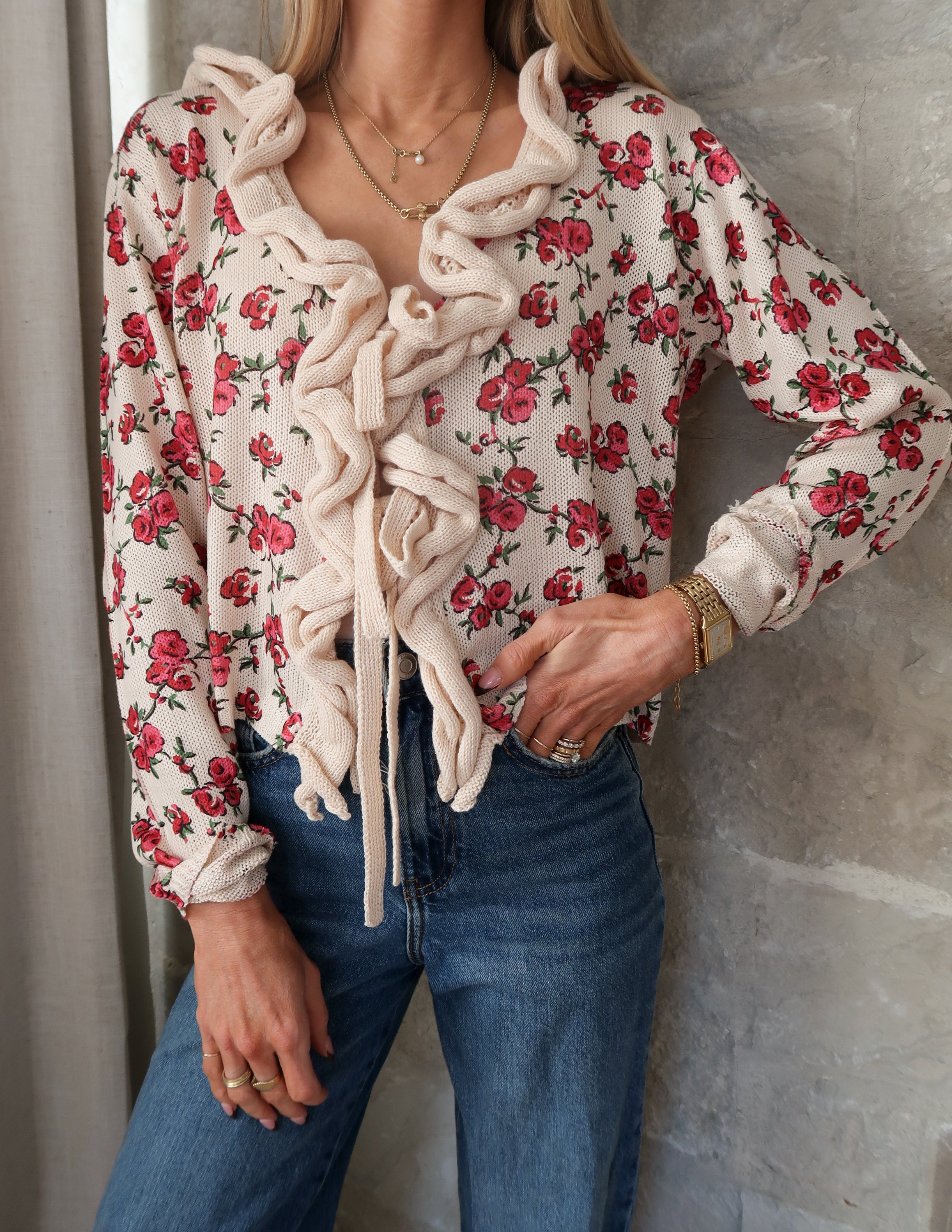 Stevens Floral Cardigan