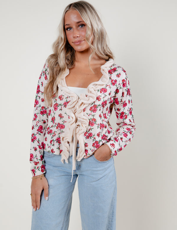 Stevens Floral Cardigan