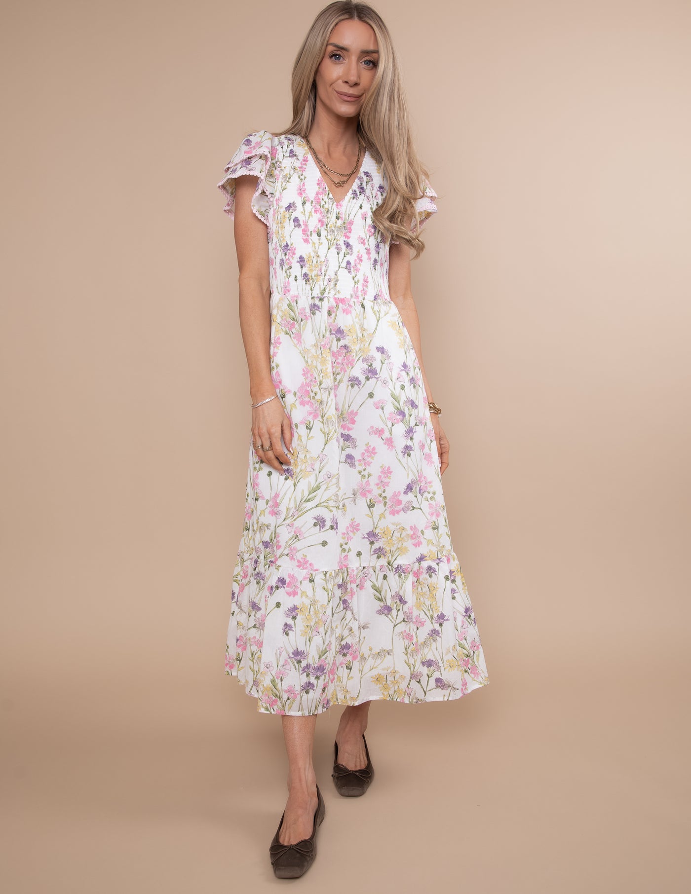 Jamie Floral Midi Dress