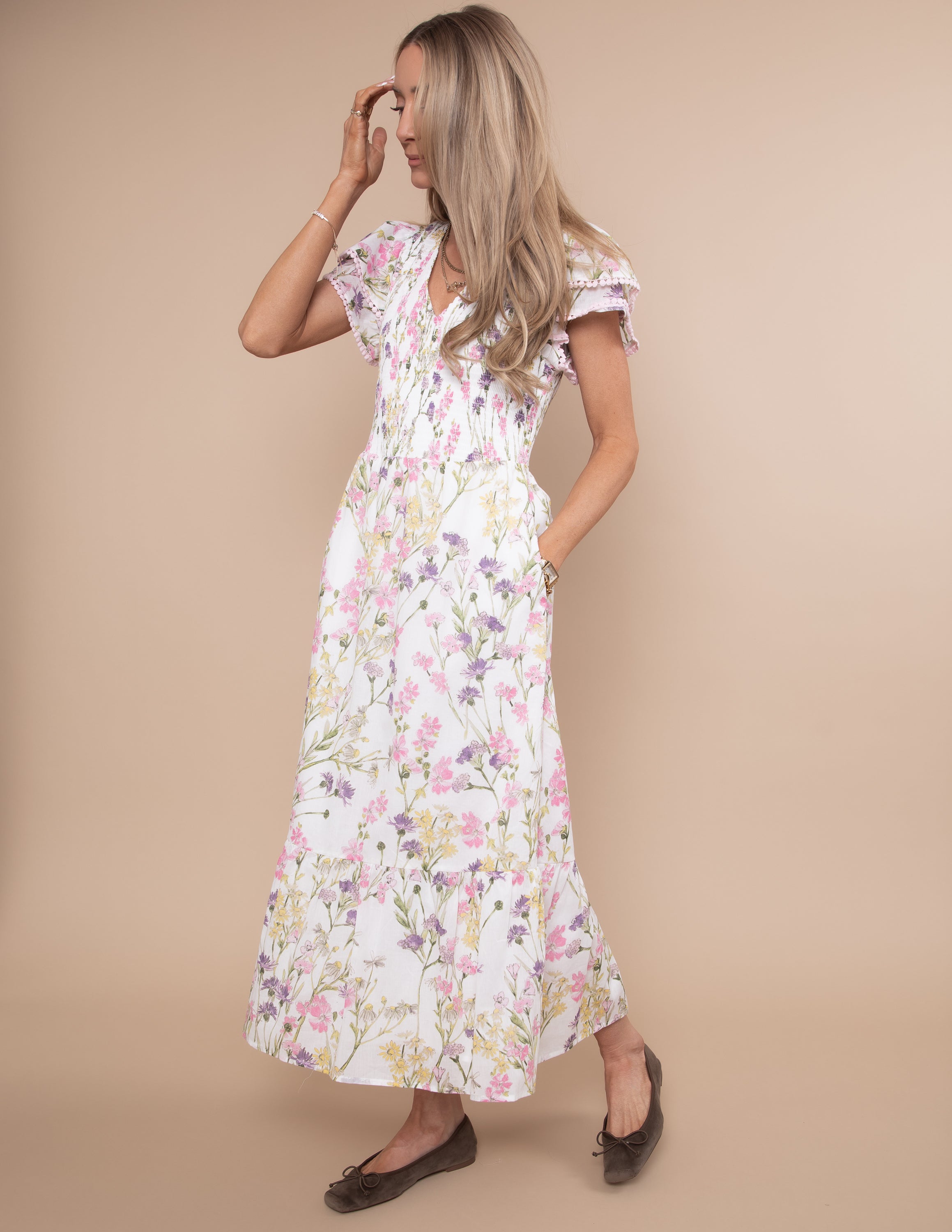 Jamie Floral Midi Dress