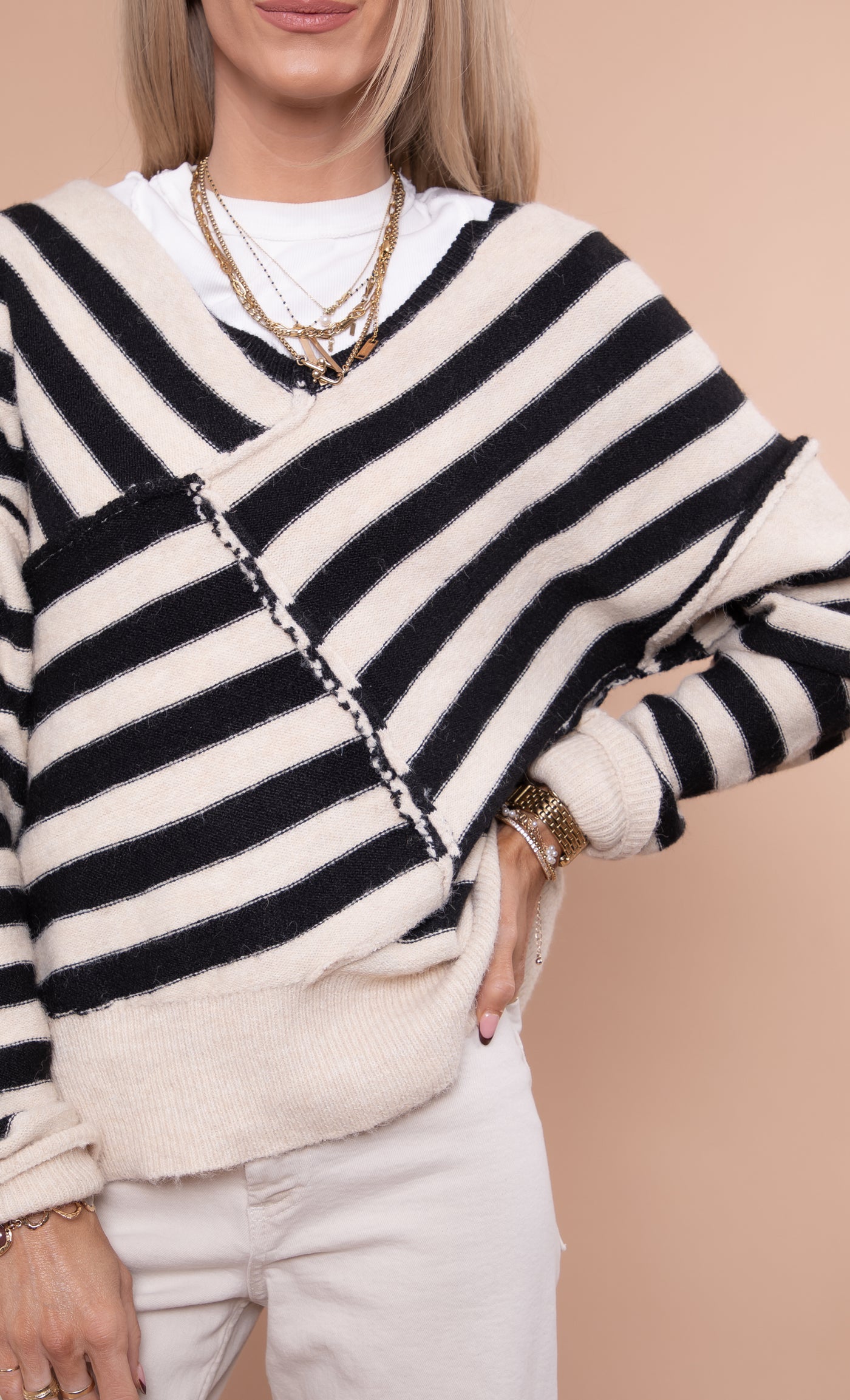 Izzie Striped Sweater