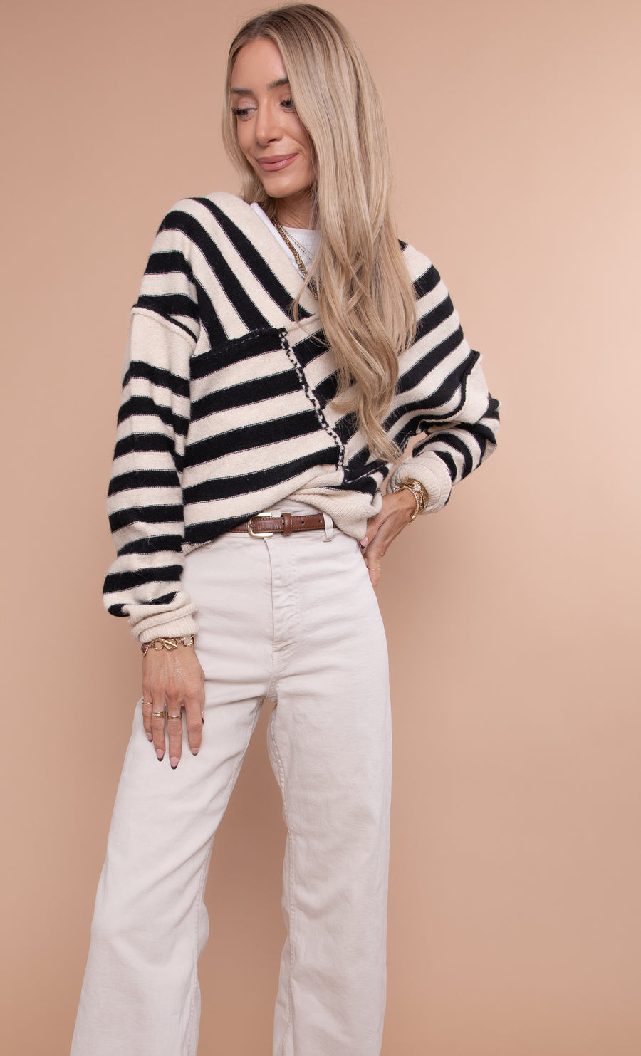 Izzie Striped Sweater