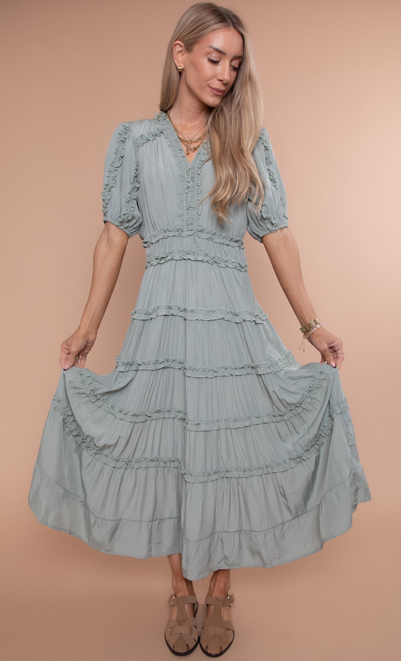 Jenessa Ruffle Dress