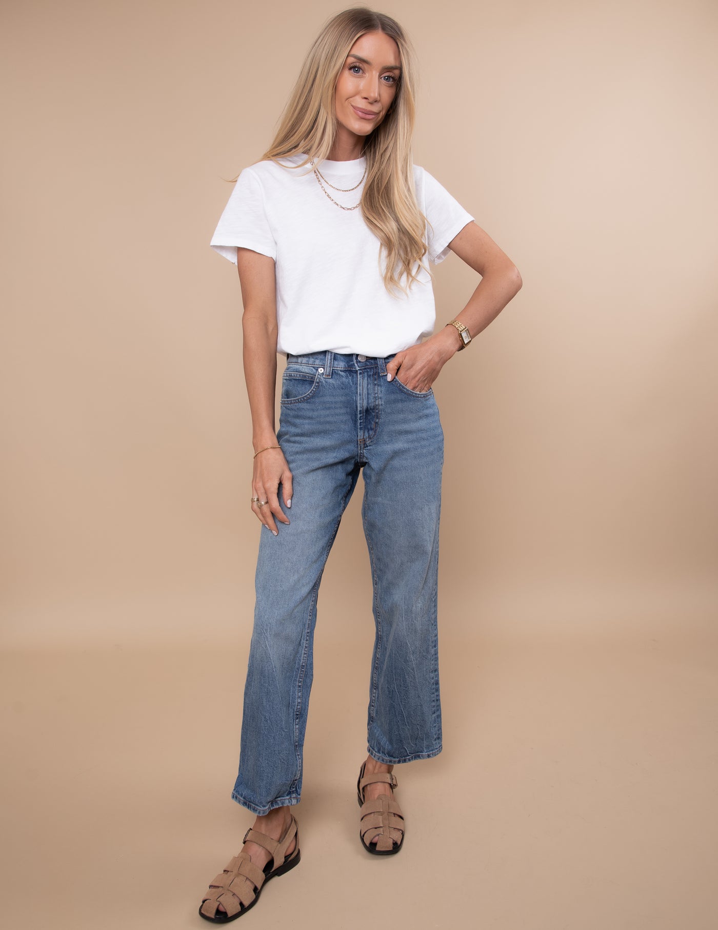 Janae Acid Wash Tee