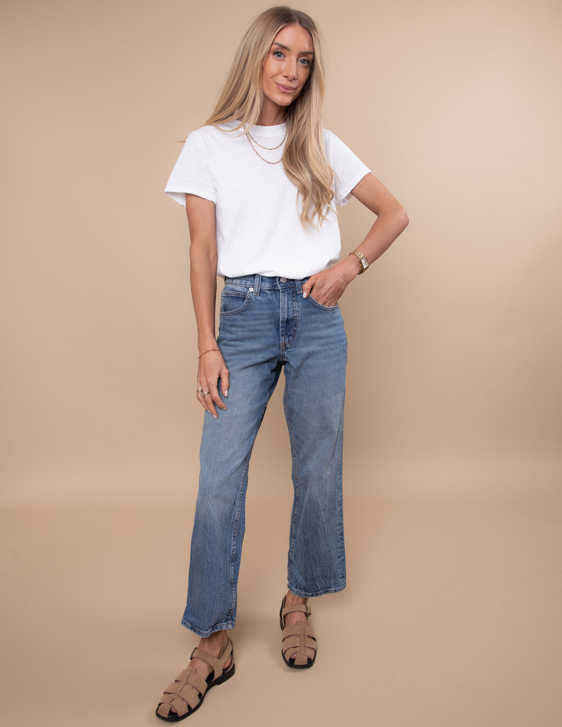 Janae Acid Wash Tee